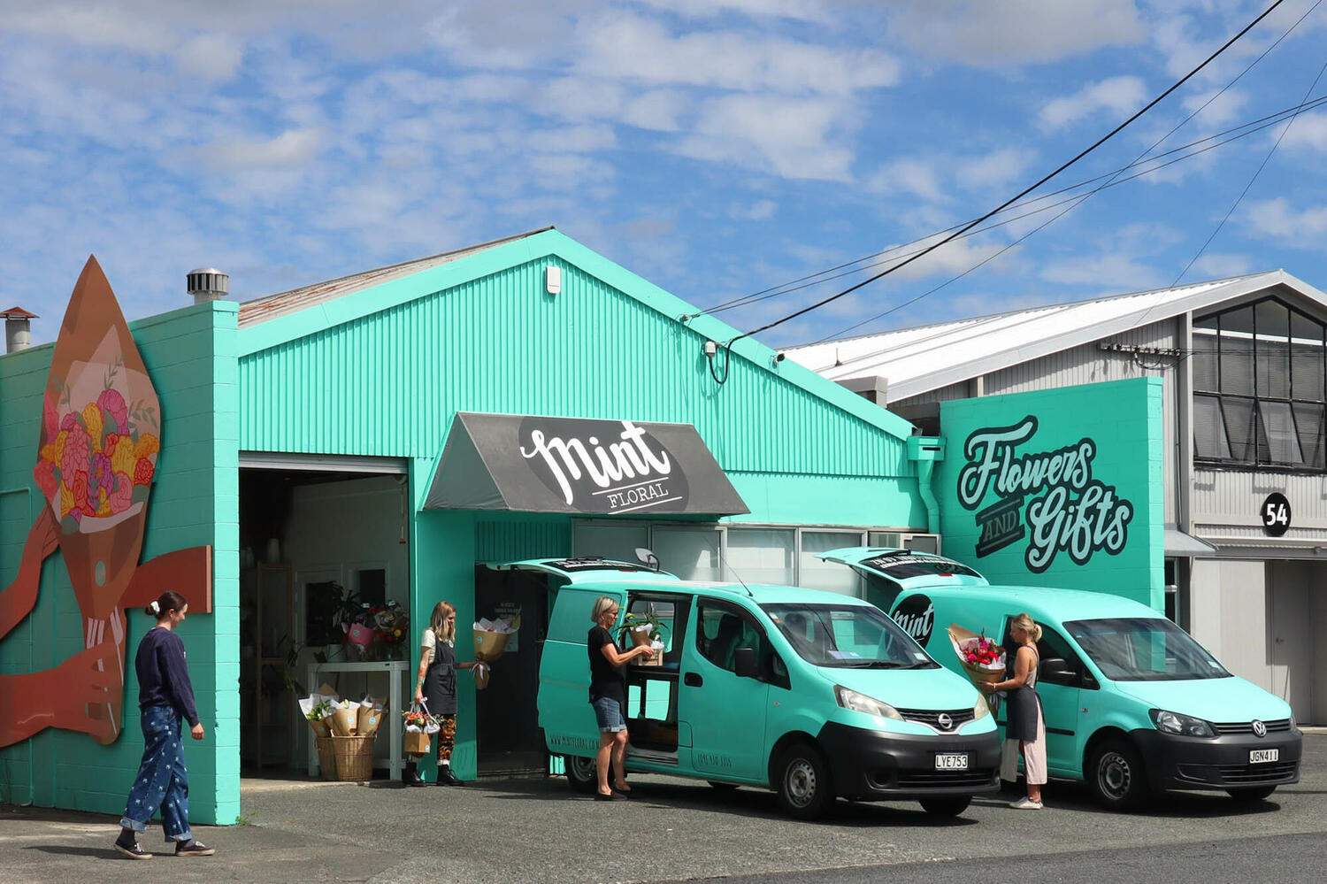 Mint Floral Web3 Kakapo Business Sales